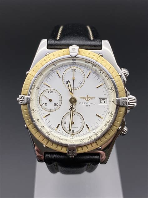 breitling gold lünette|breitling anthracite chronometer.